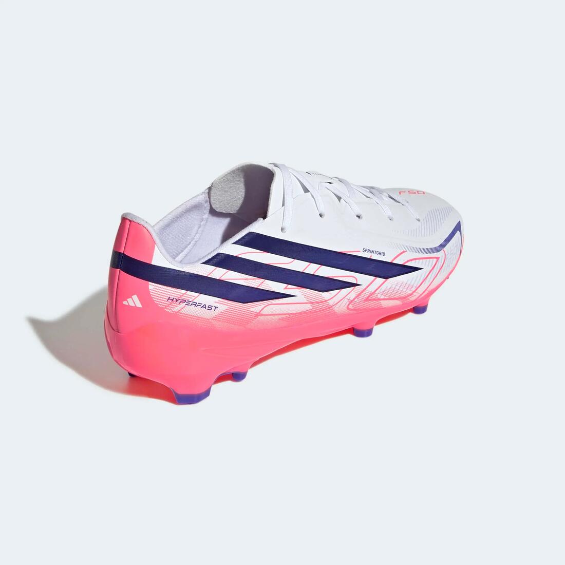 adidas F50 Hyperfast League FG/MG chaussure Enfant Blanc/Violet
