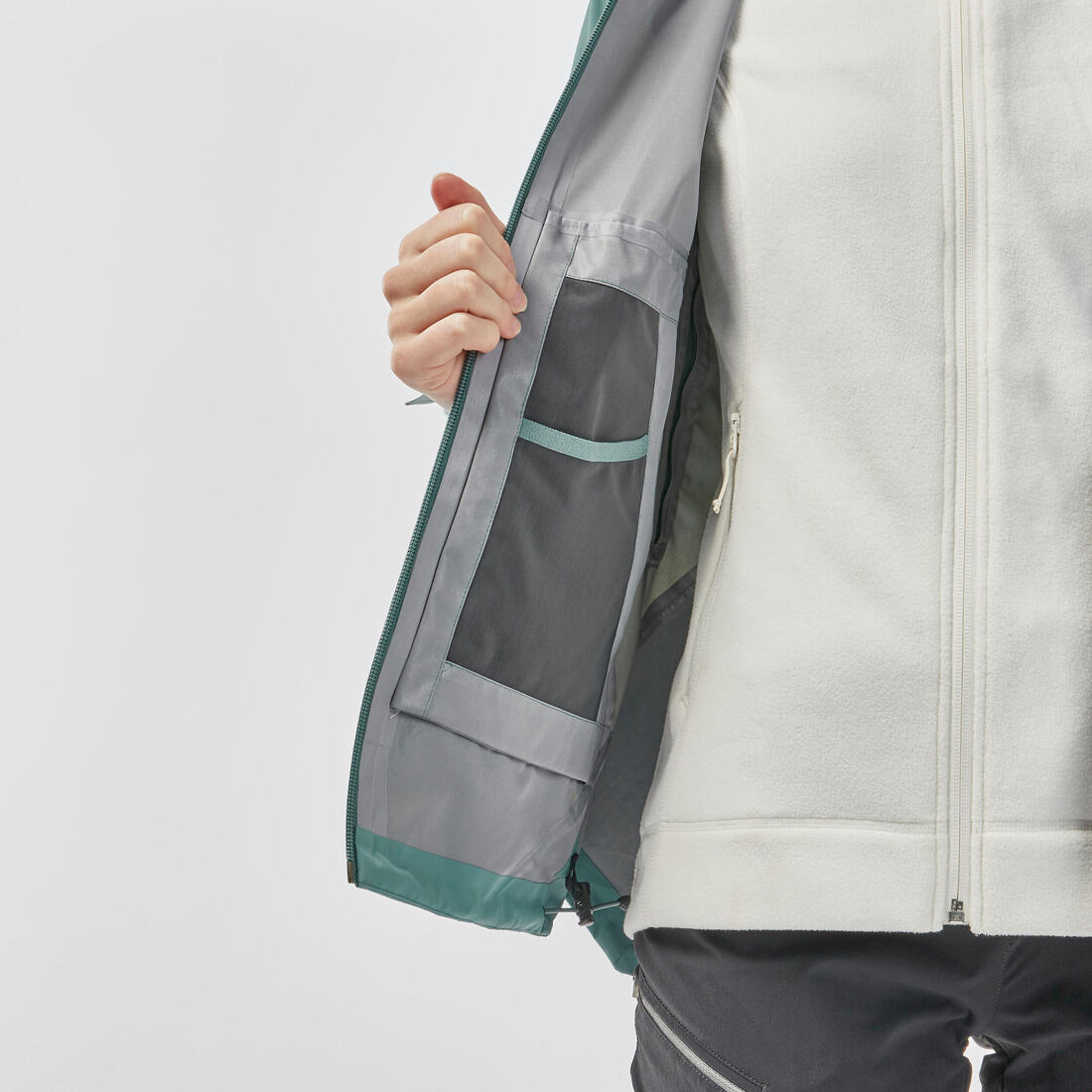 Veste imperméable de randonnée montagne - MH500 Femme