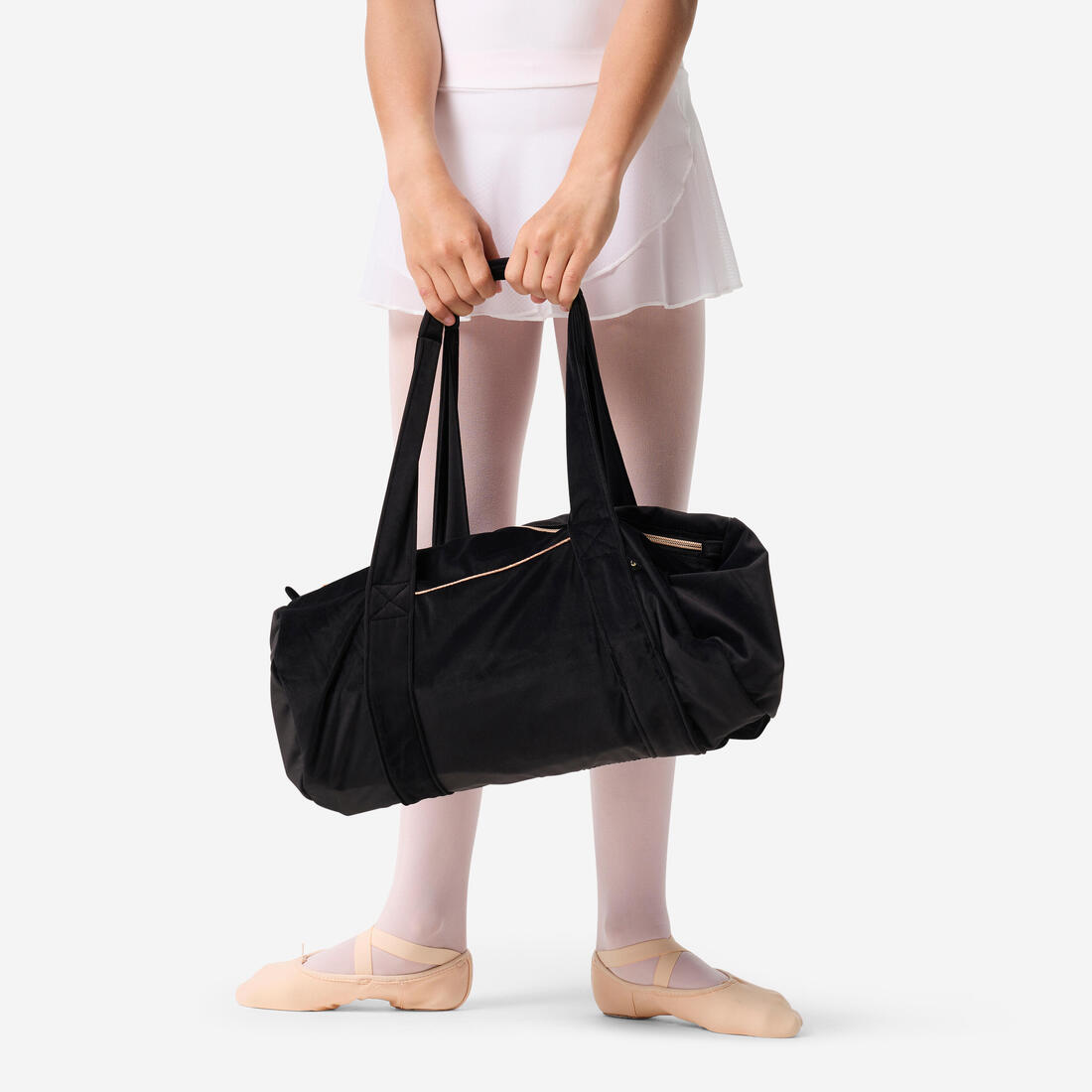 Sac de danse tube noir fille