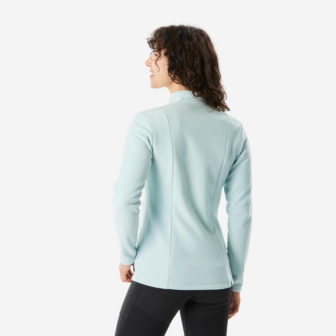 Polaire de randonnée montagne femme, MH500 full zip