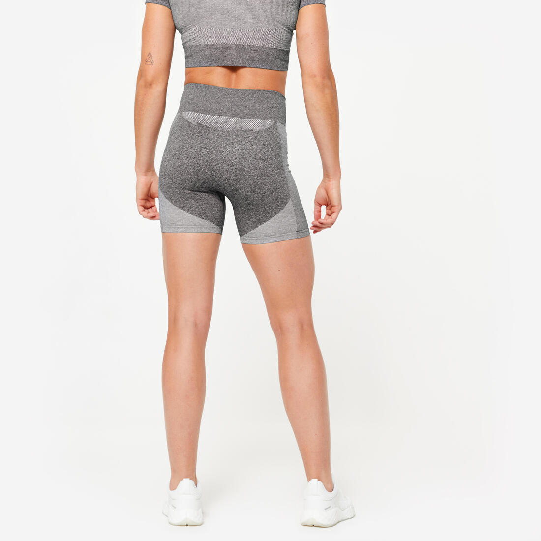 Short de fitness seamless et taille haute