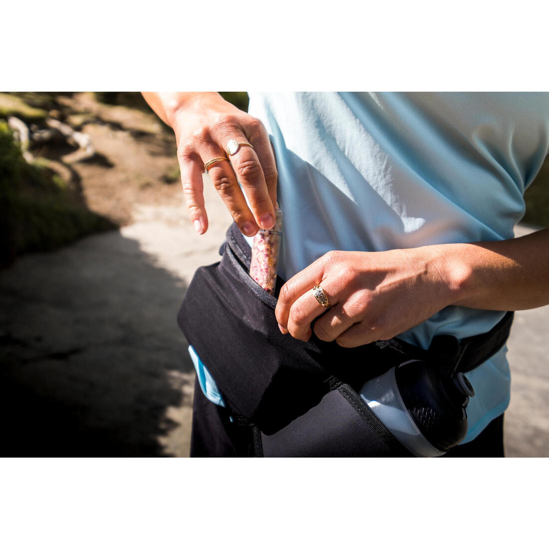 CEINTURE PORTE BIDON TRAIL RUNNING 500 ML - VENDUE AVEC BIDON 500 ML