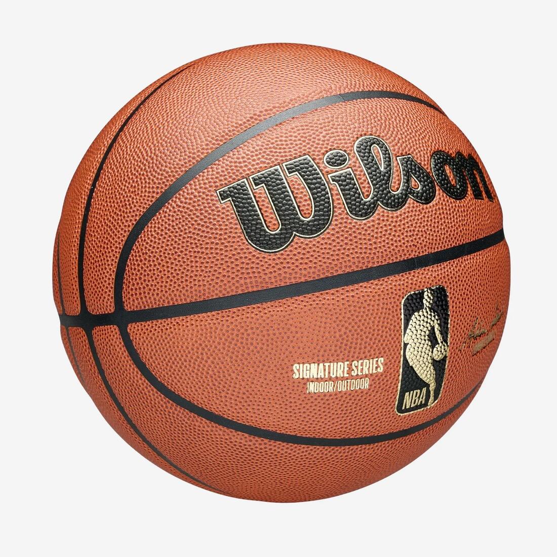 Ballon de basketball Taille 7 - NBA Signature Series S7 orange