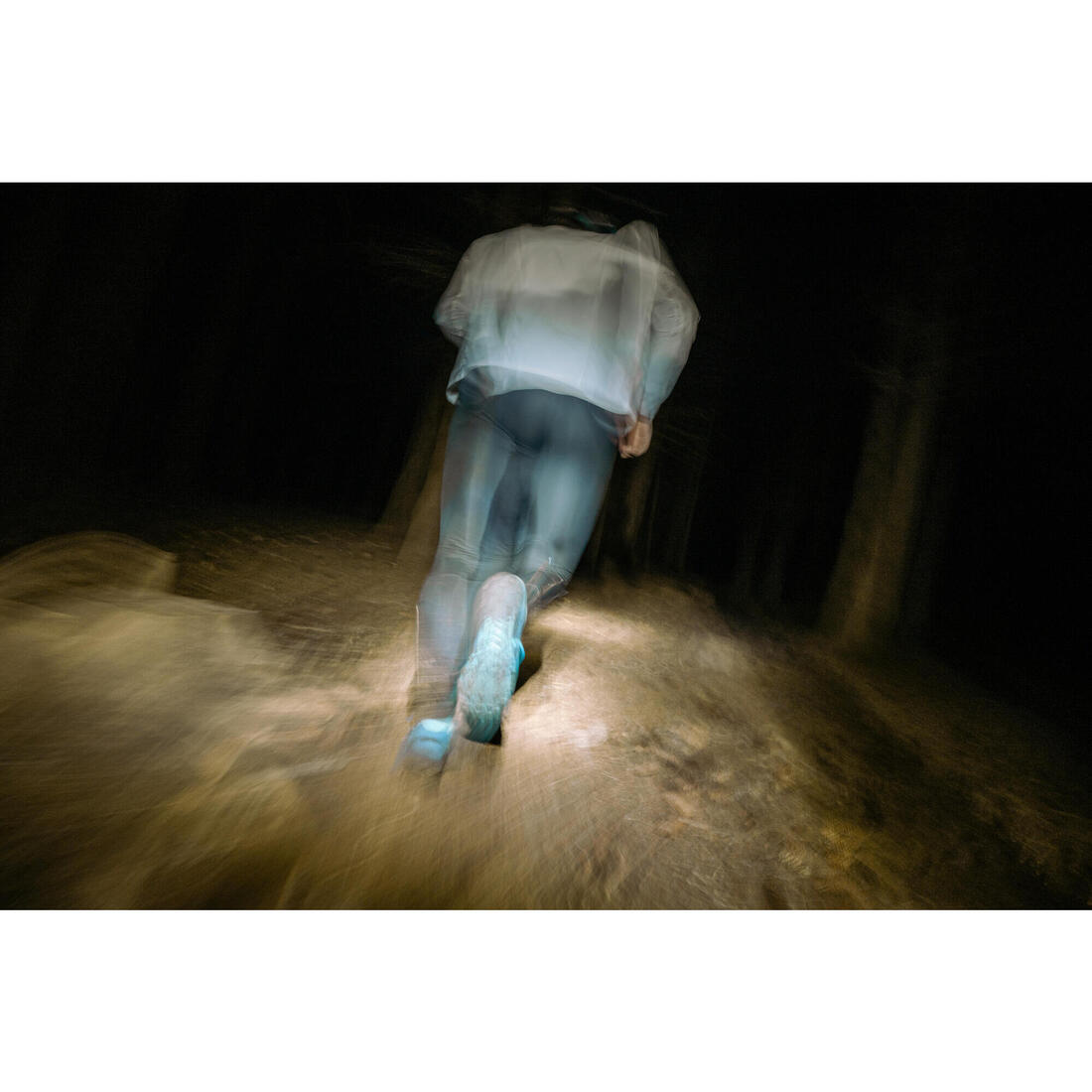 Chaussures trail running compétition homme - kiprun race light mangue