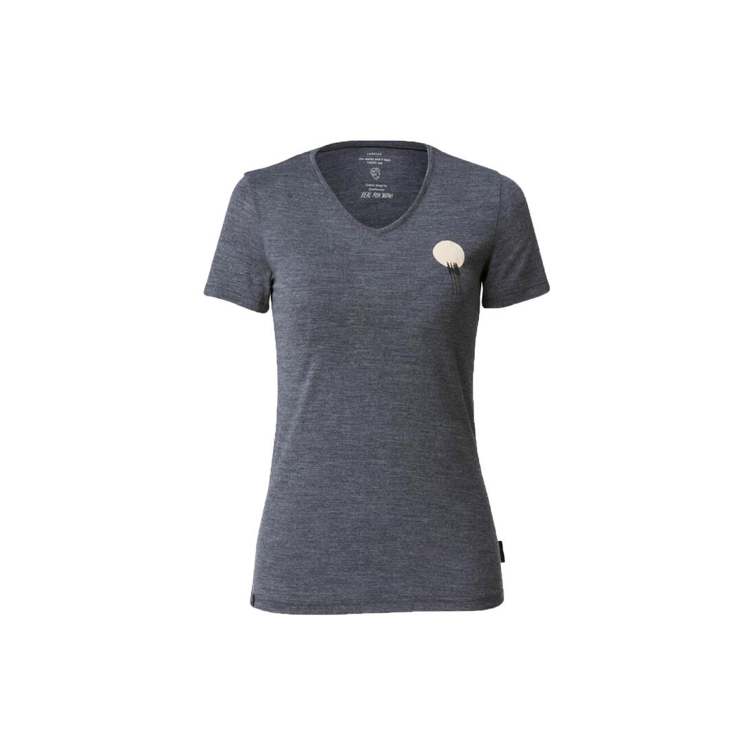 T-shirt manches courtes en laine mérinos femme, Merino Fresh
