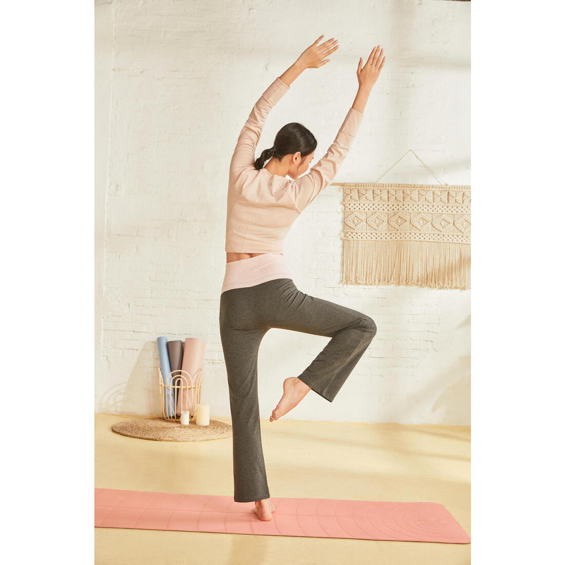 PANTALON COTON YOGA FEMME