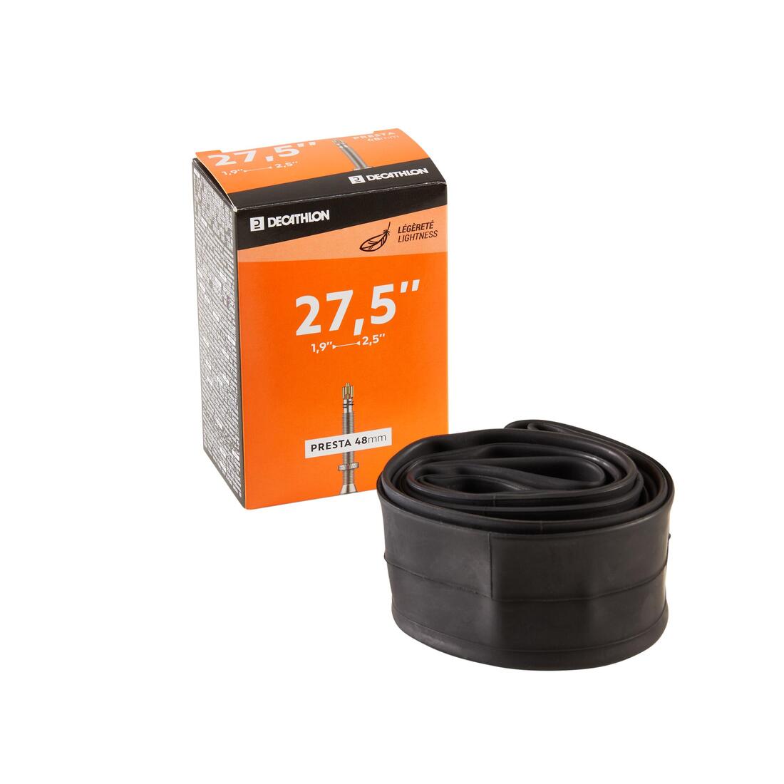 Chambre a air vtt 27,5x1,9-2,5 presta 48 light