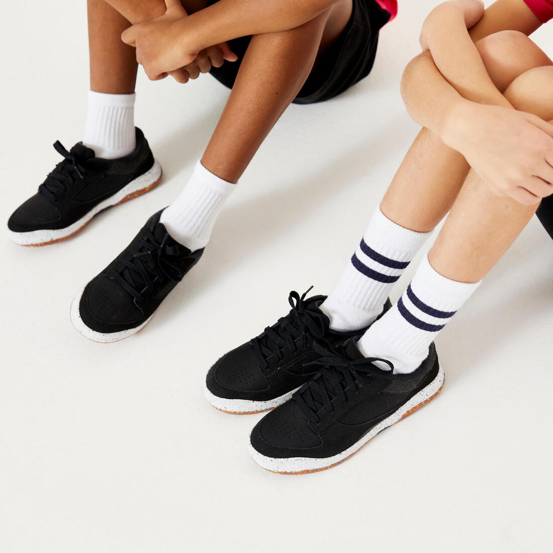 Chaussures multisport à lacets en cuir enfant mixte, Playventure city