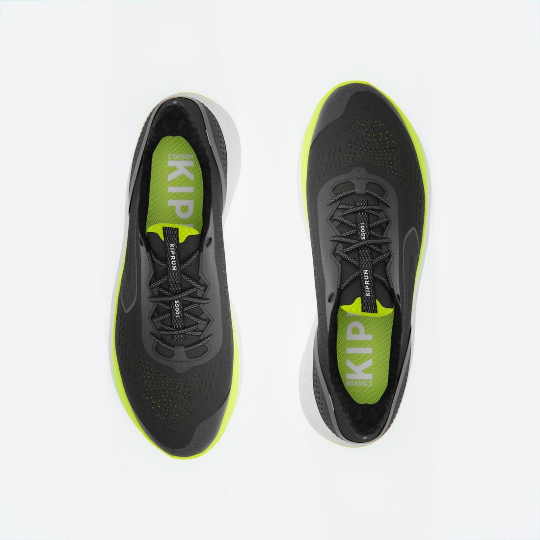 Chaussure de running homme kiprun ks500 2 noir jaune