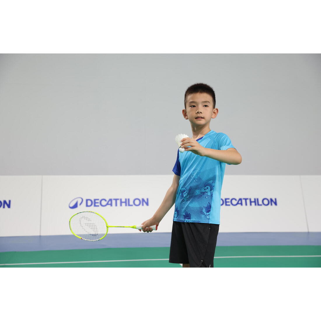 Raquette de Badminton Enfant BR Sensation 190 Easy Kid - Vert Citron