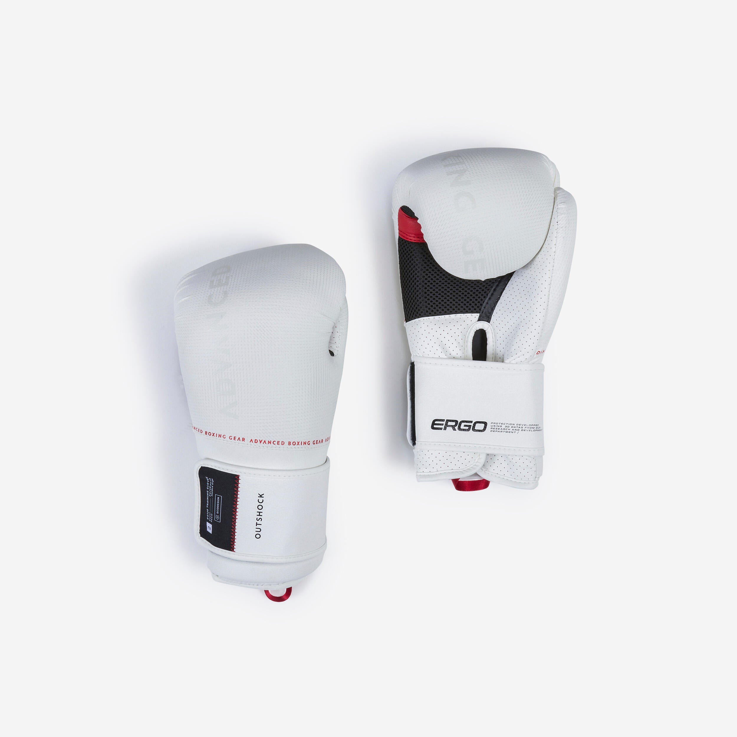 Gants de boxe avec intérieur 100% ventilé adulte, rose et