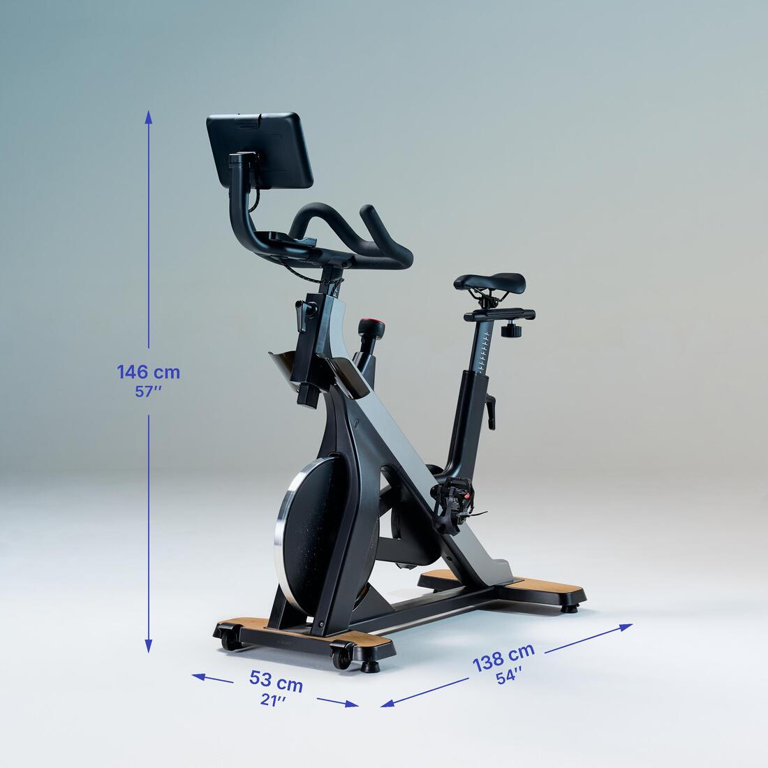 Vélo d'appartement connecté, training bike 900, garanti par Decathlon
