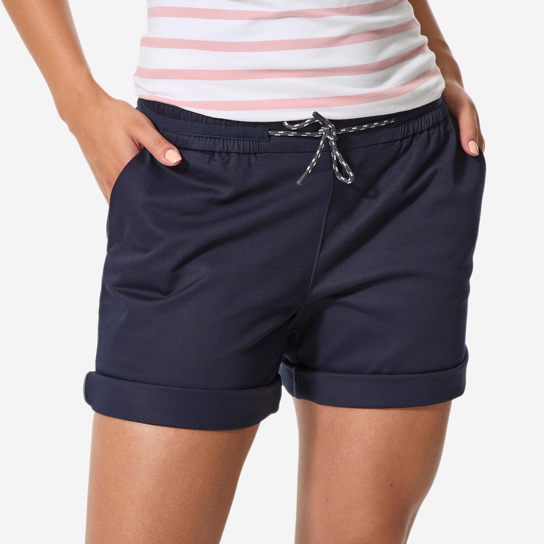 Short de voile femme SAILING 100 Navy