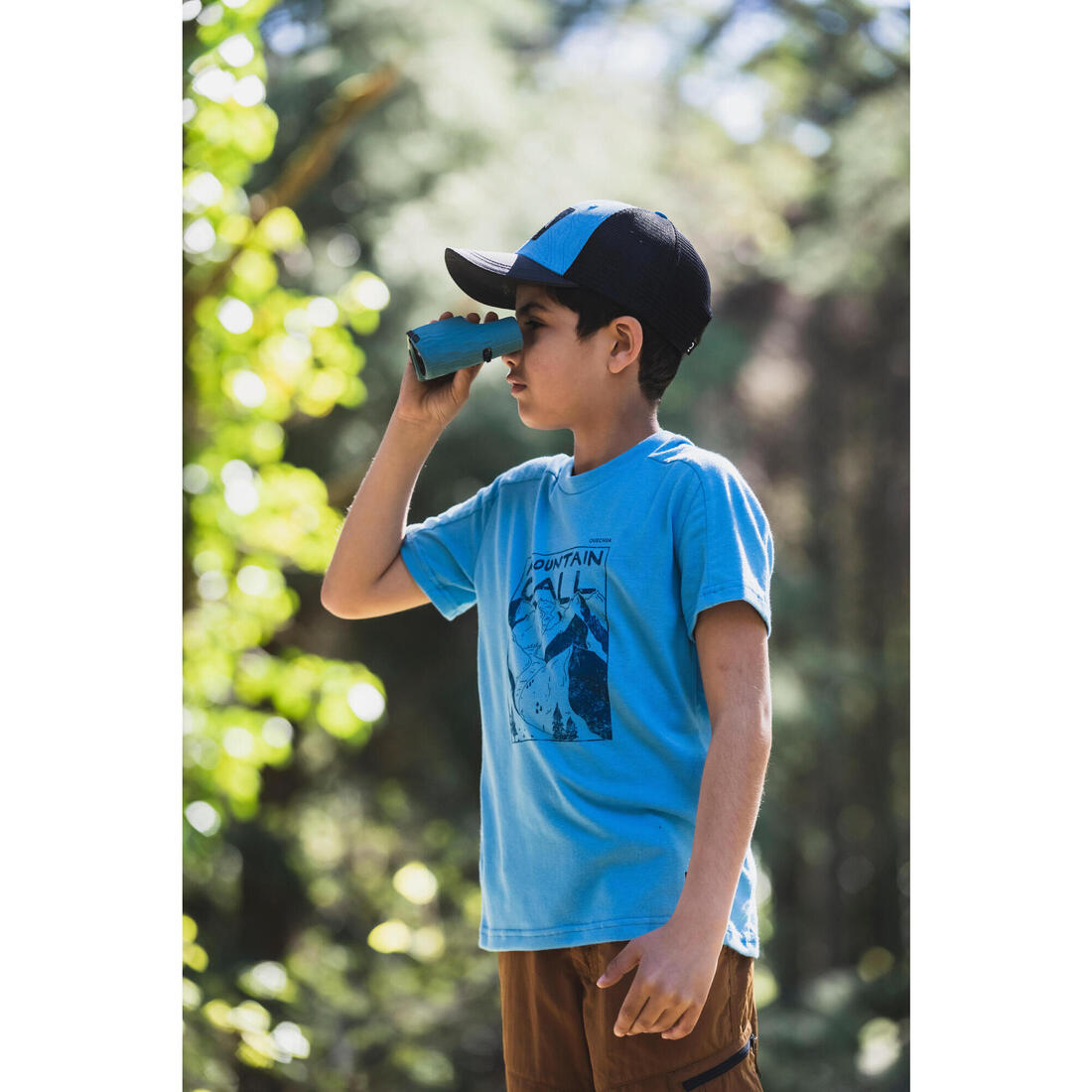Casquette de randonnée 7-15 ans enfant, MH500 Trucker