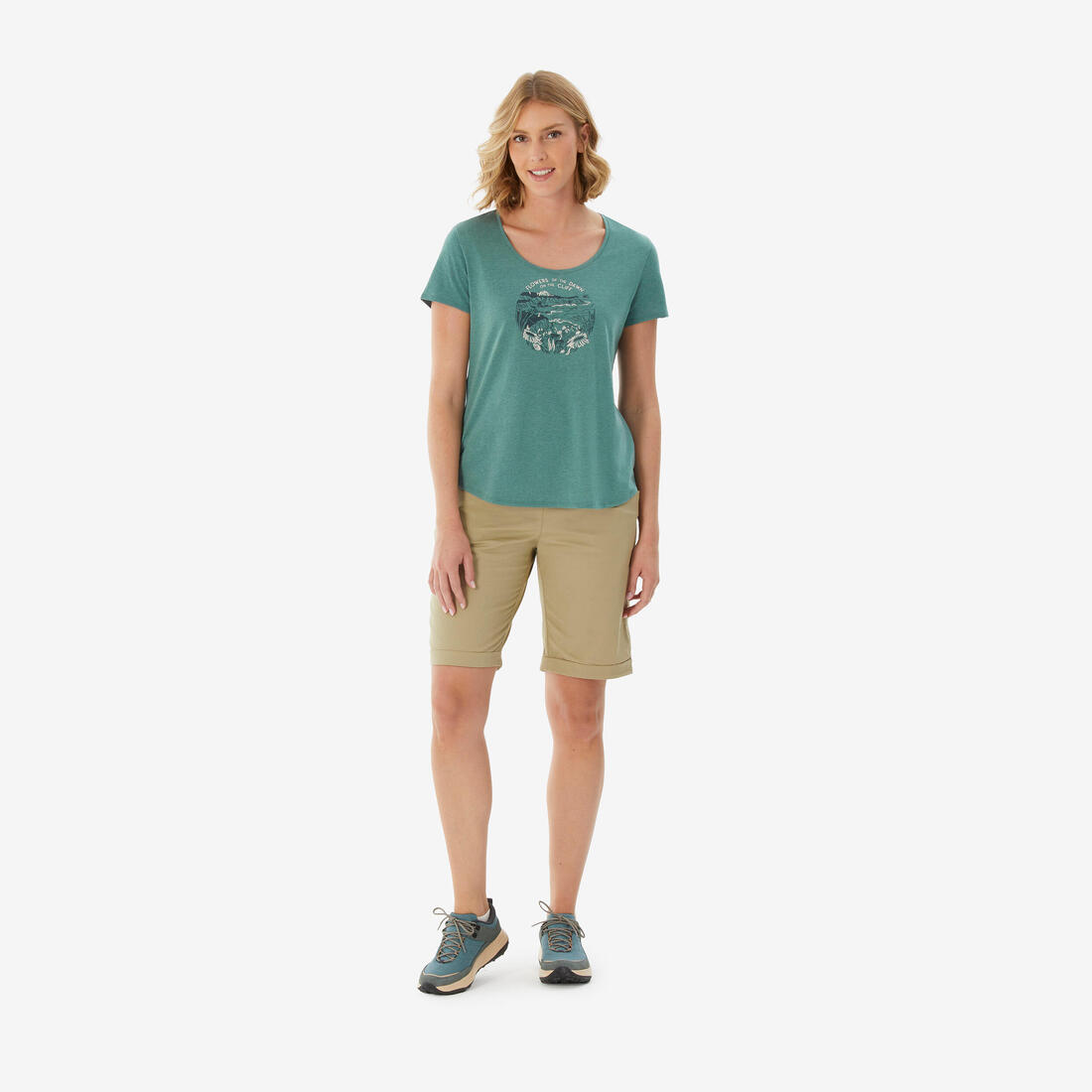 Bermuda de randonnée femme, NH500