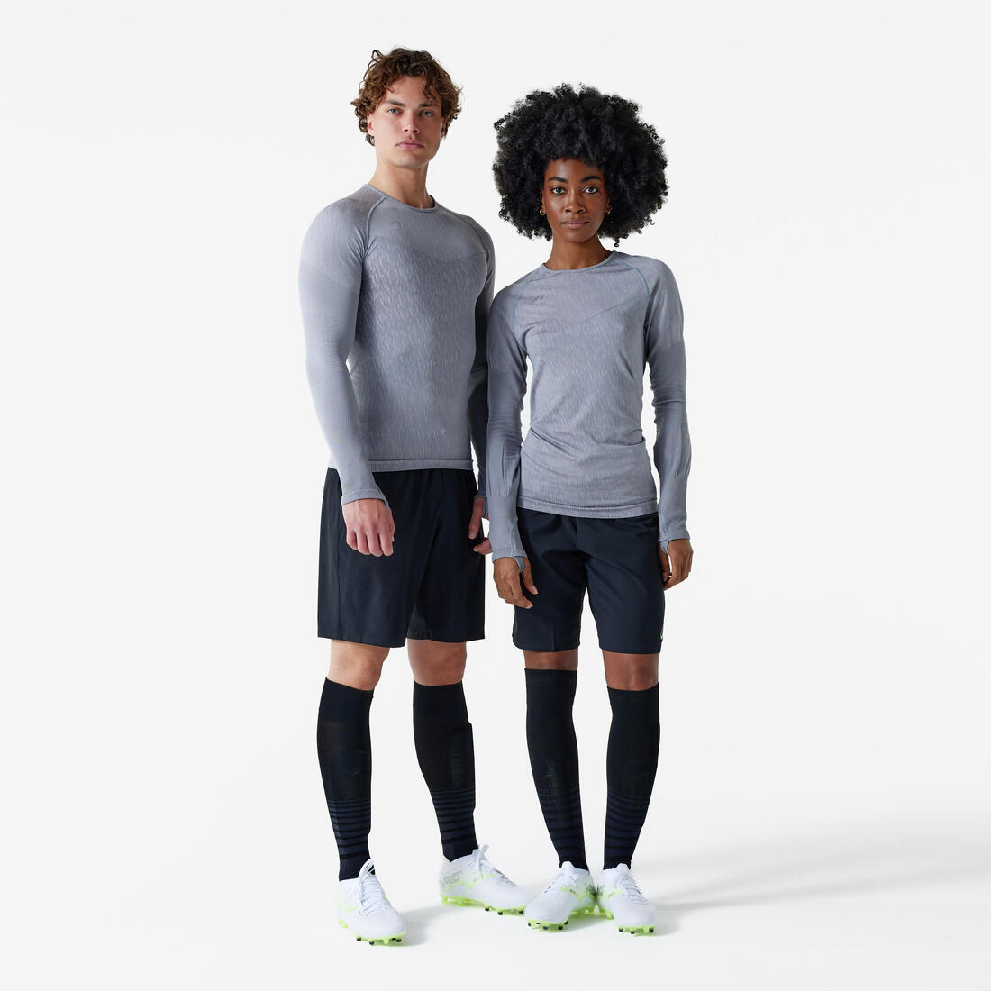 Sous-maillot de foot thermique sans-couture manches longues, Keepdry