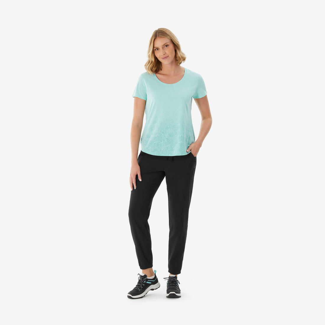 T-shirt de randonnée femme, NH500
