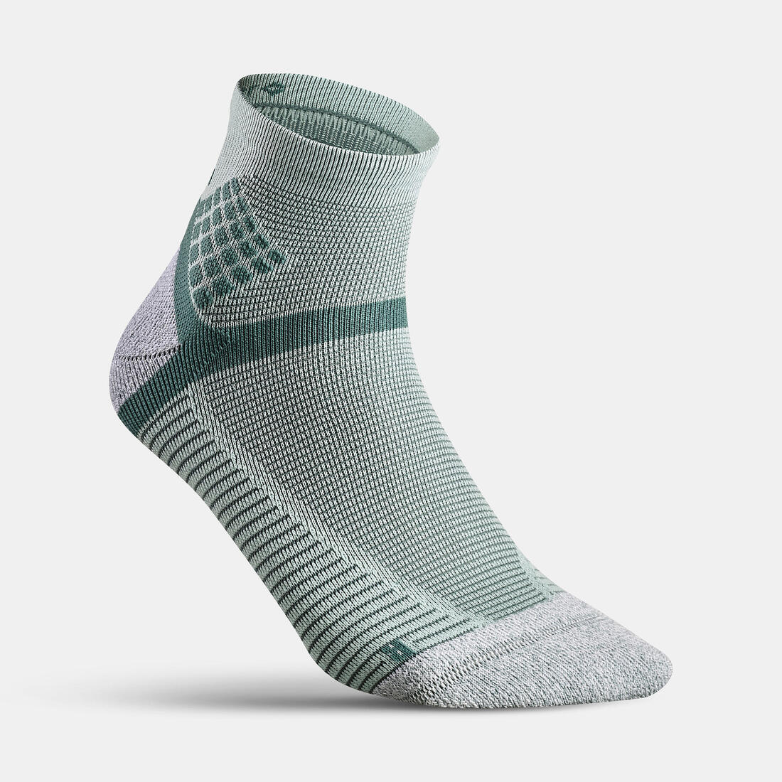 Chaussettes de randonnée mid (2 paires) adulte, Hike 500