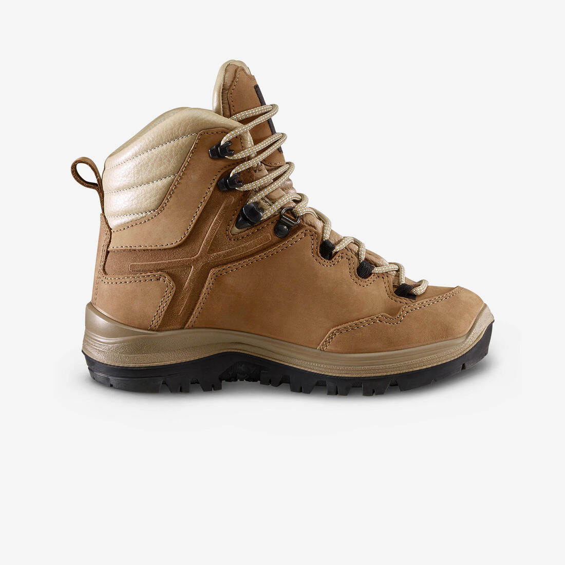 CHAUSSURES TREKKING CUIR IMPERMÉABLES - VIBRAM - MT500 LEATHER - FEMME HAUTE