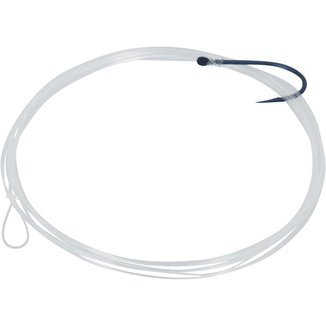 Hameçons montés a palette SN HOOK fluorosea bluereversed pêche en mer