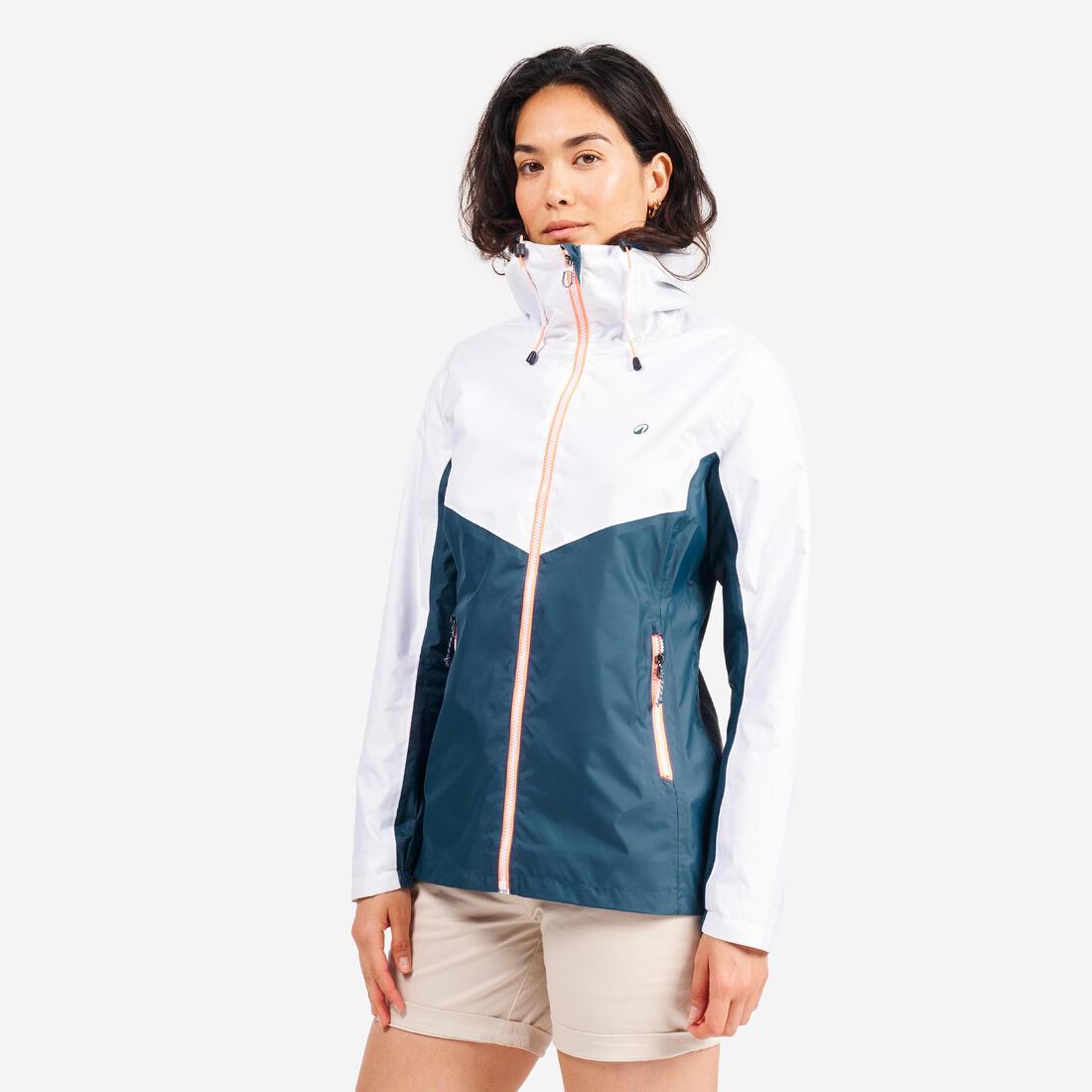 Veste imperméable de voile - veste de pluie sailing 100 femme