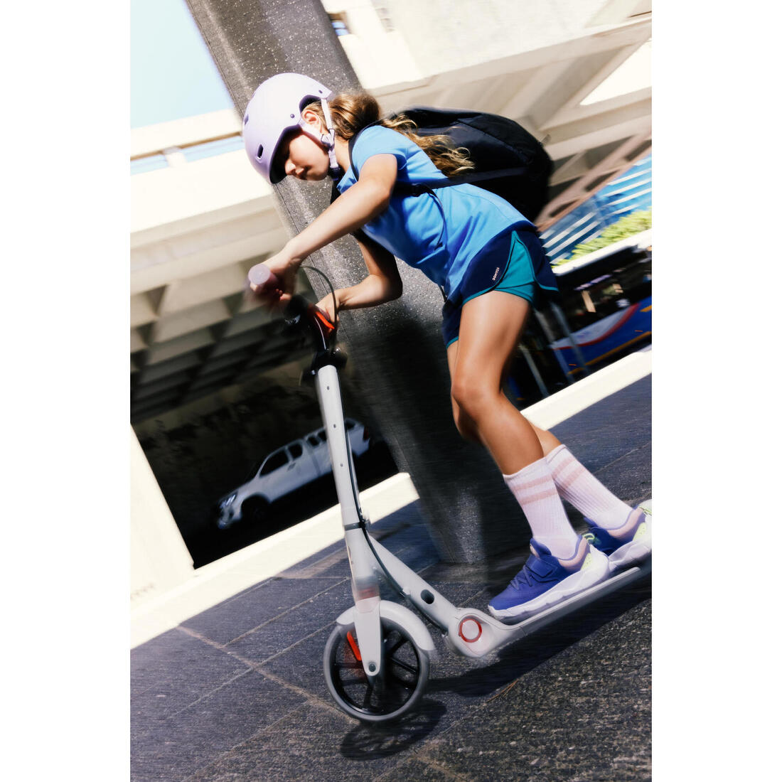 Casque roller skateboard trottinette MF540 FLOWER