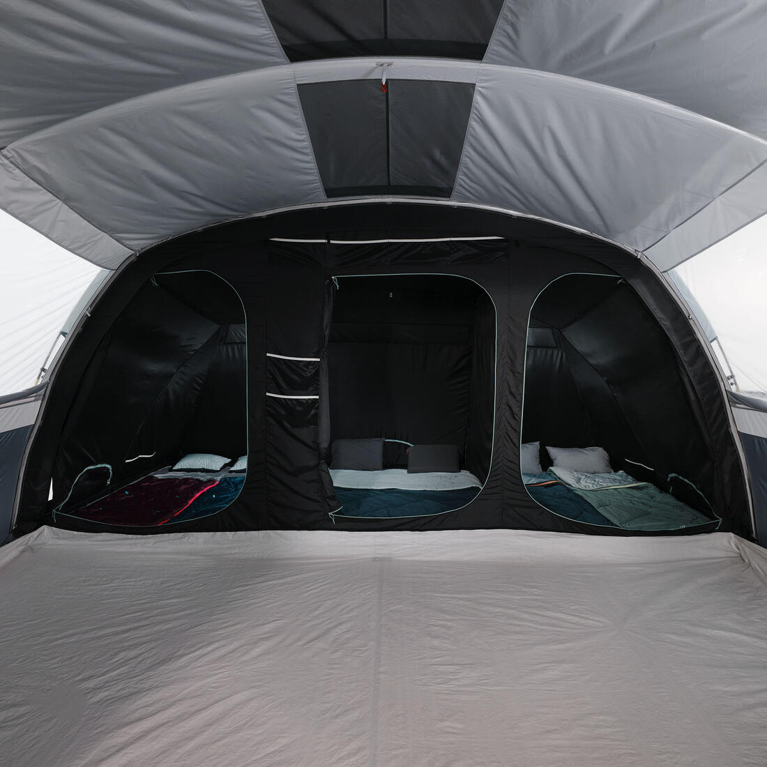 Tente de camping 6 places 3 chambres, Fresh & Black, Arpenaz 6.3