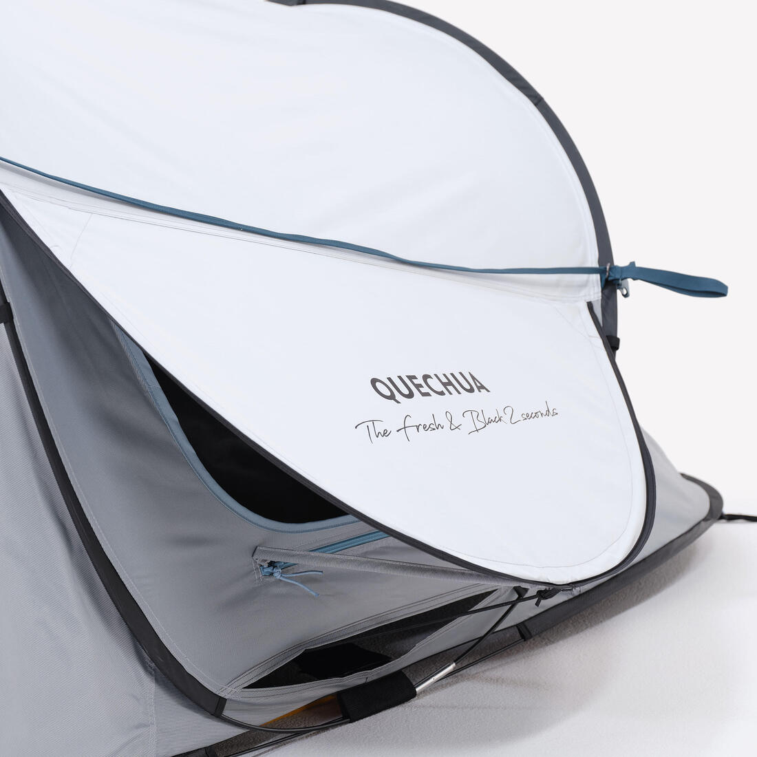 Tente de camping instantanée 2 places, 2 Seconds Fresh & Black