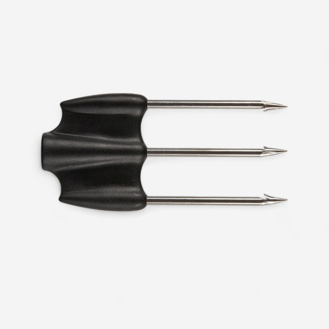 Trident 3 pointes courtes à visser sur flèche de chasse sous-marine 6,5mm SPF500