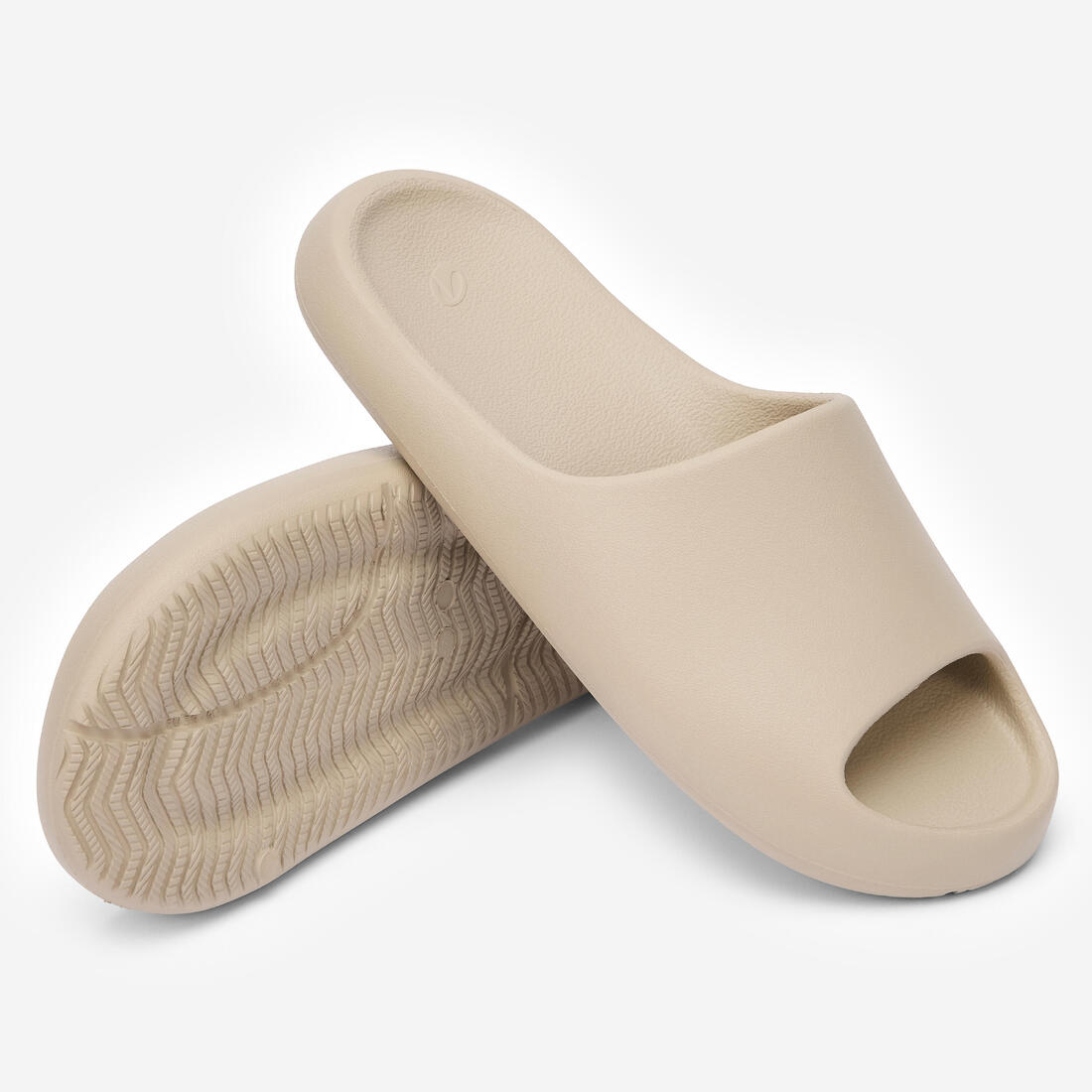 Claquettes de piscine, Style 500 beige grisé