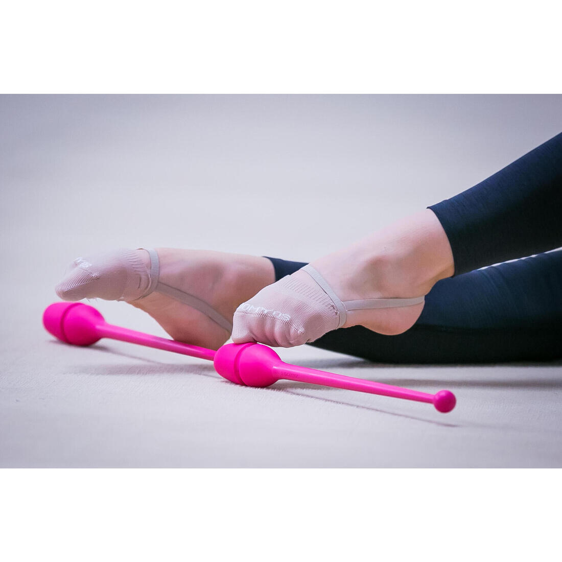 Massues de Gymnastique Rythmique (GR) encastrables 36cm Rose