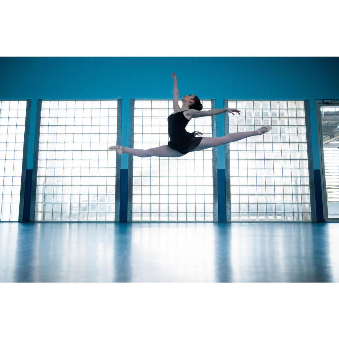 Tunique de danse classique fille corail.