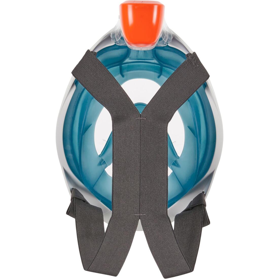 Masque easybreath de surface adulte - 500 bleu avec sac