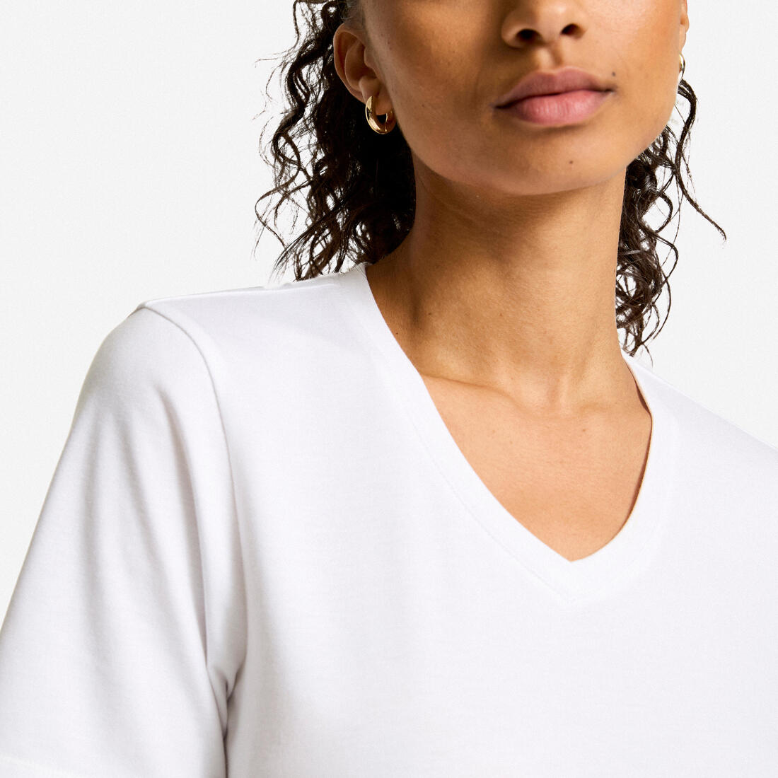TEE SHIRT COOLMAX FEMME COL V