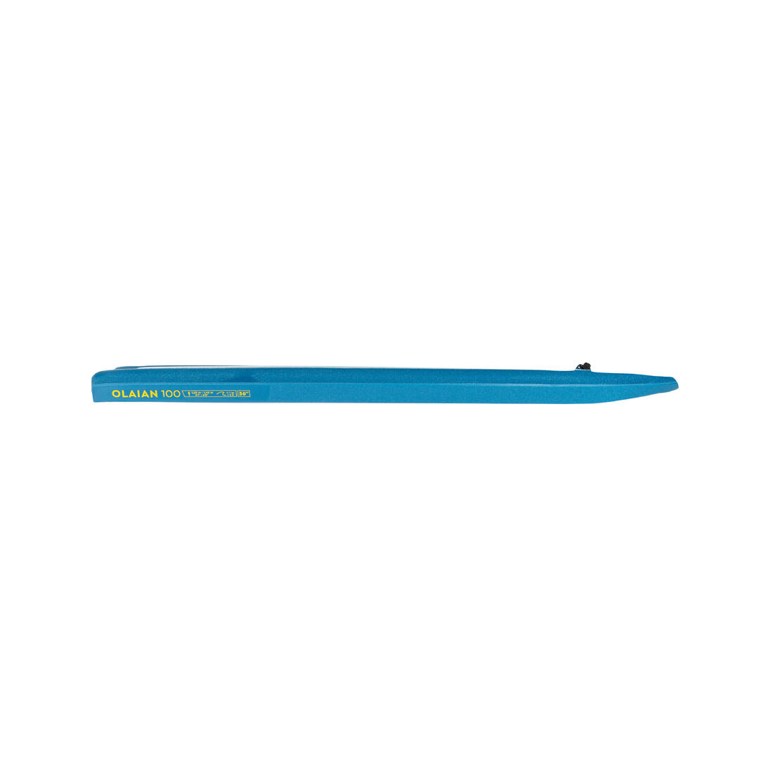 Bodyboard 100 Junior bleu jaune avec leash poignet