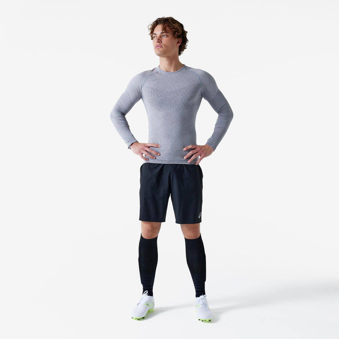 Sous-maillot de foot thermique sans-couture manches longues, Keepdry