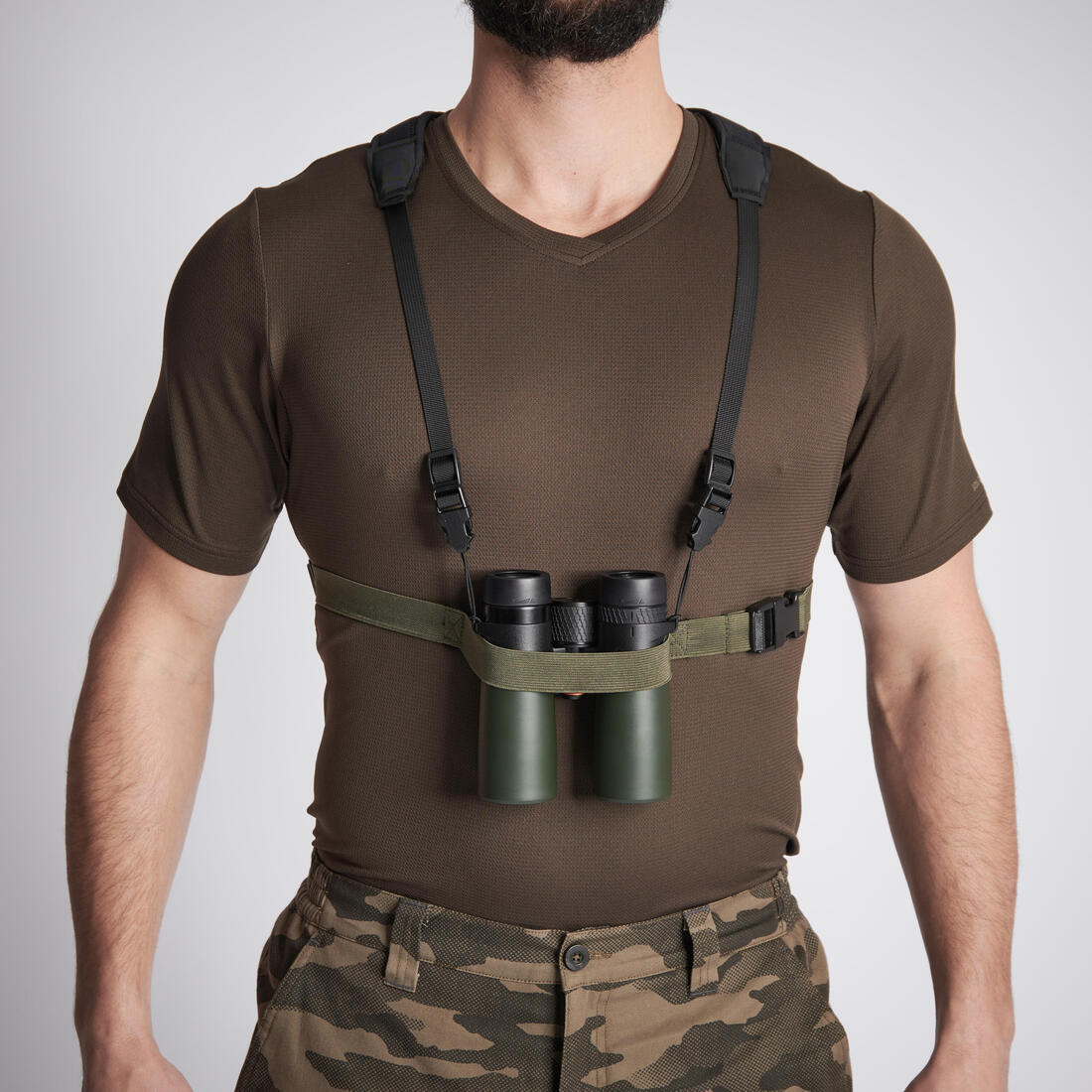 Jumelles chasse kaki étanches 900 10x42