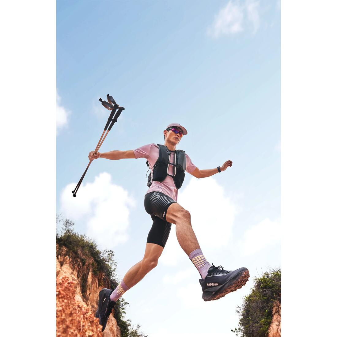 Chaussures de running trail imperméables homme, Kiprun kipsummit wp