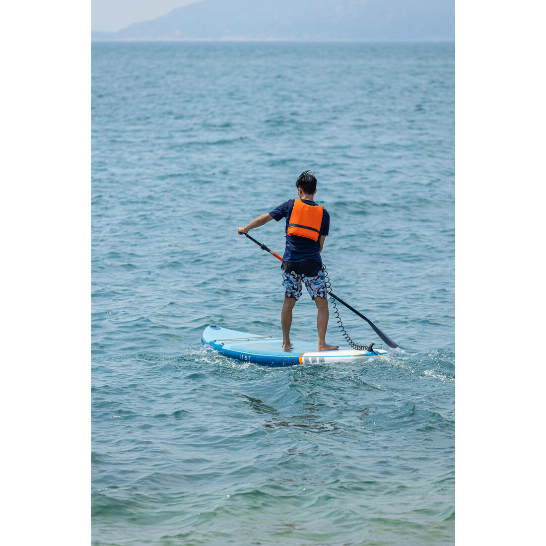 Pagaie de stand up paddle 500 en 2 parties - 170-210 cm fibre et