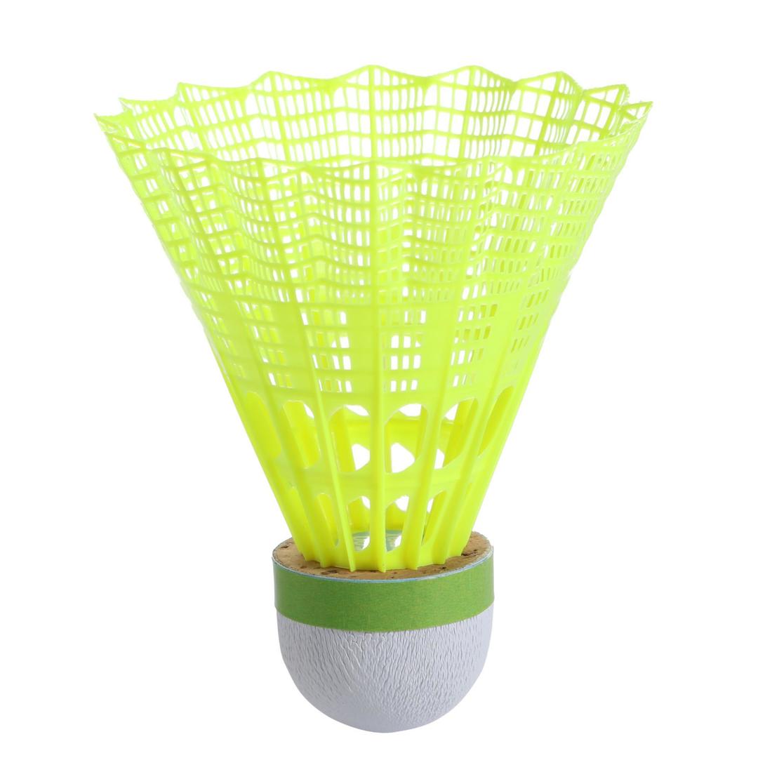 Lot De 6 Volants De Badminton En Plastique PSC 500 Medium