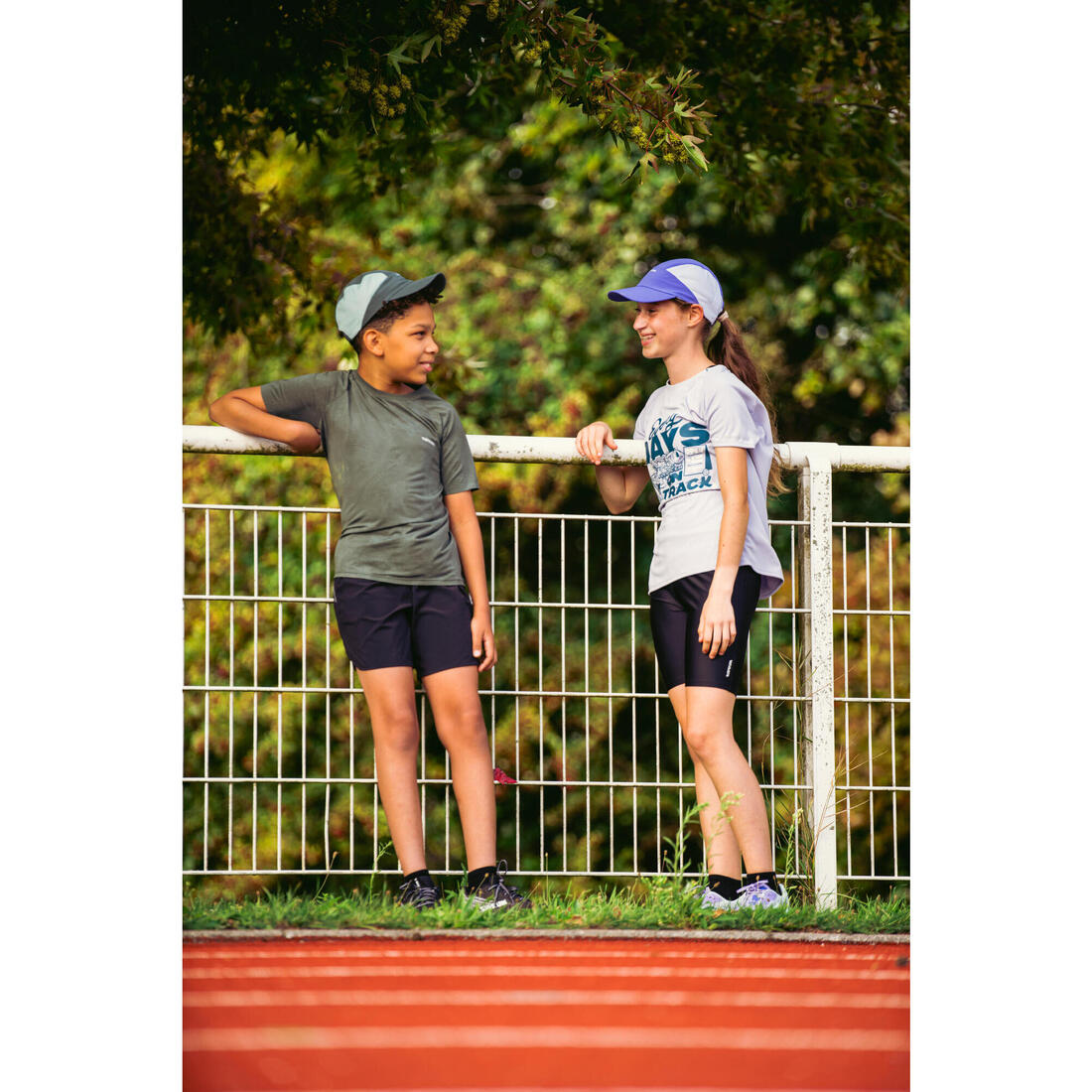 CUISSARD DE RUNNING ENFANT RESPIRANT - KIPRUN DRY NOIR