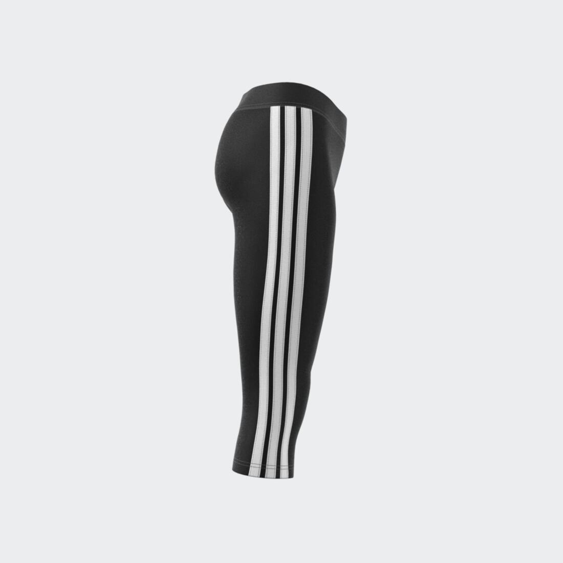 Legging de fitness en coton pour femme, noir