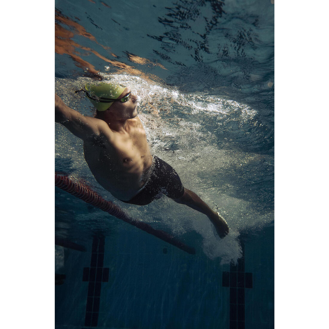 Jammer de Natation - Fiti - Noir - Hexagone