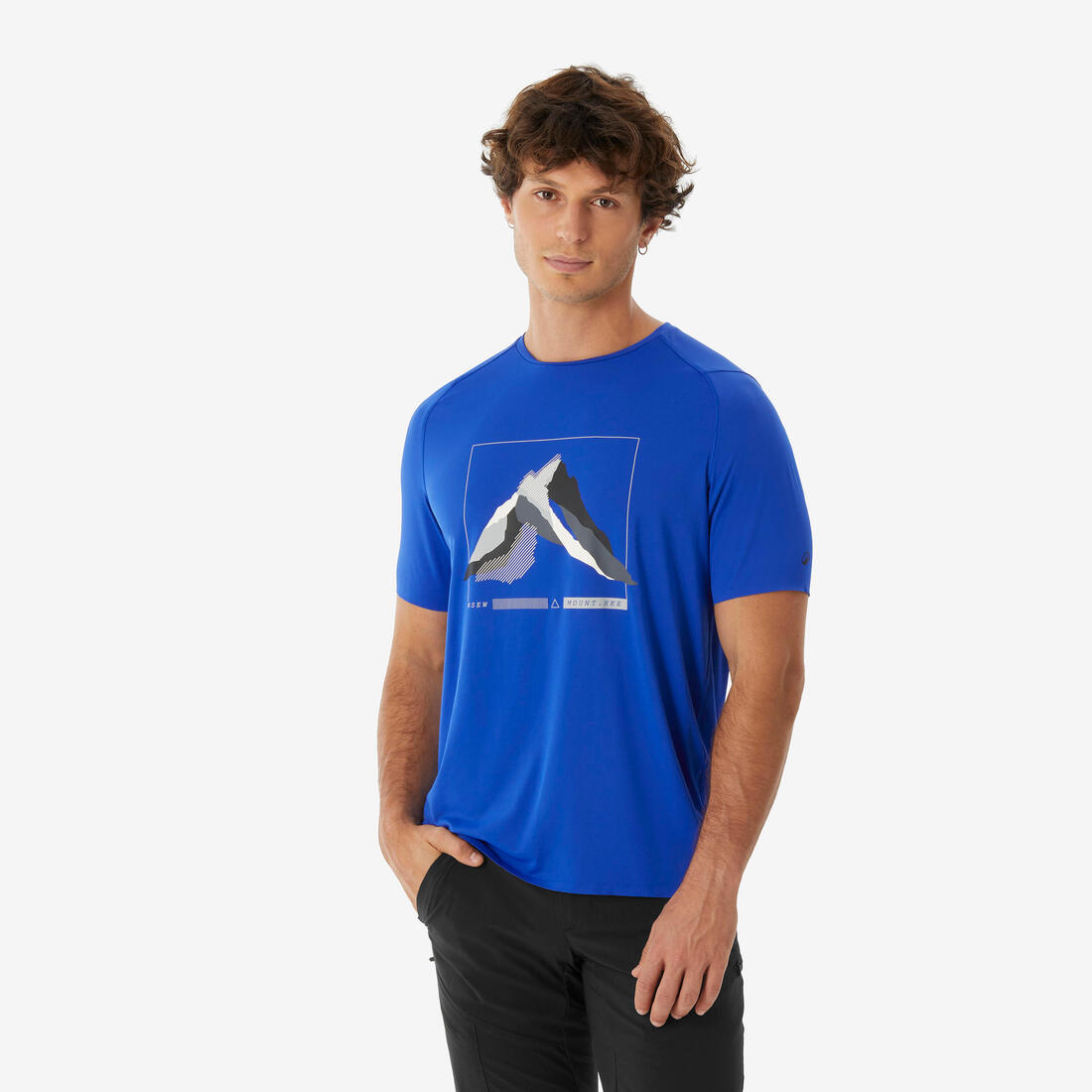 T-shirt de randonnée manches courtes - MH500 - homme