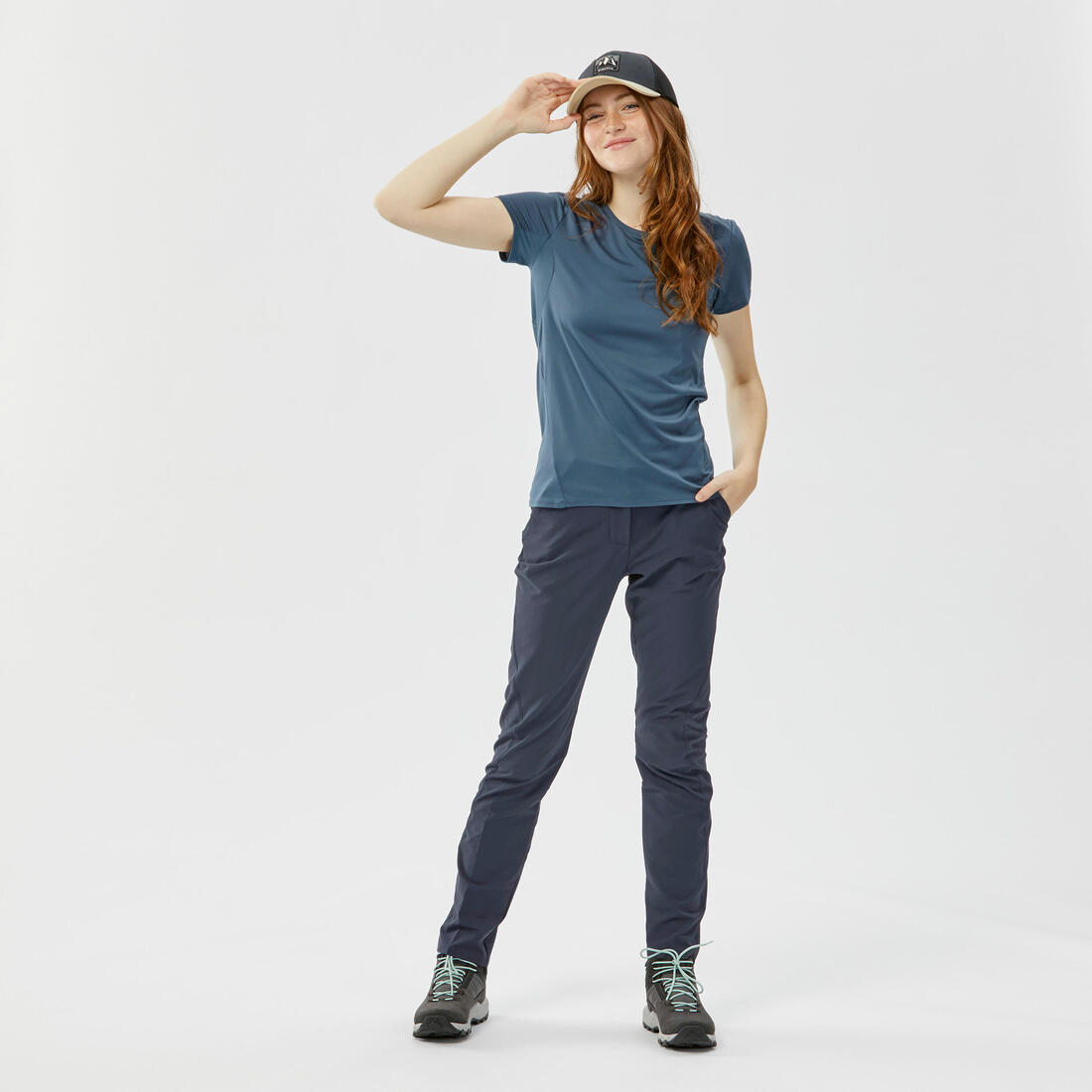 Pantalon de randonnée montagne - mh100 - femme