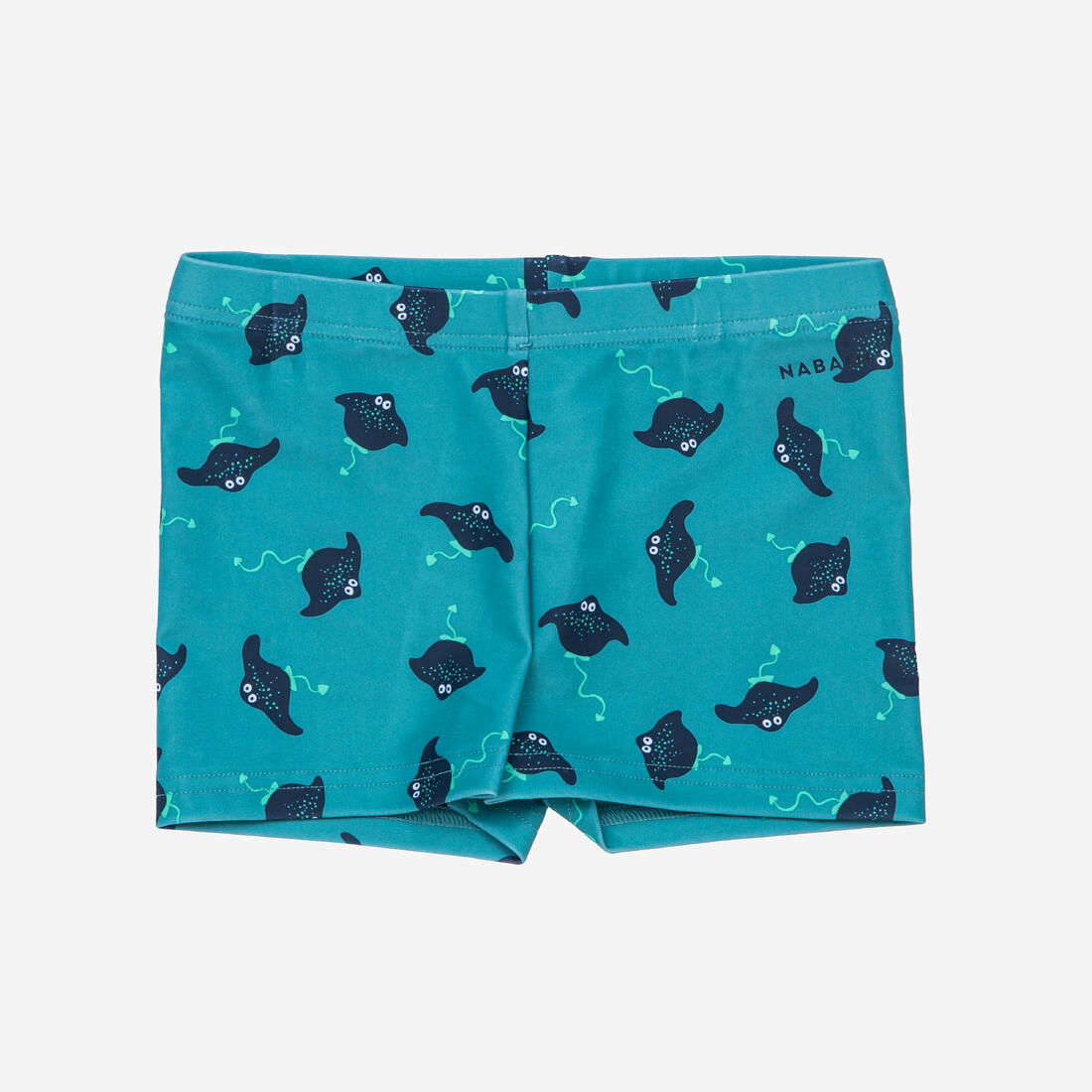 Boxer de bain bébé / enfant bleu imprimé crabes