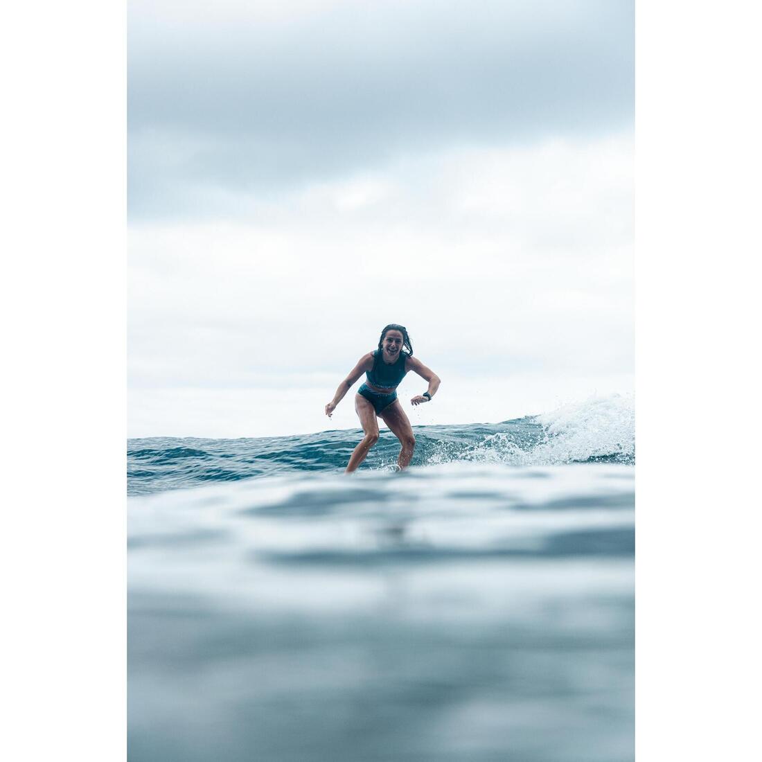 Bas de maillot culotte taille haute surf Femme - Rosa