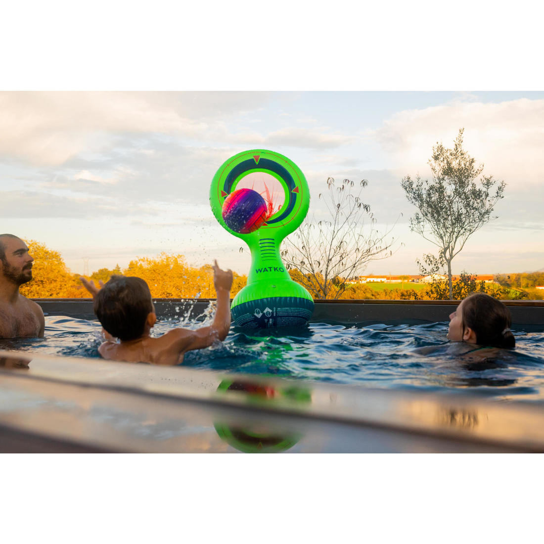 Grip ballon piscine adherent