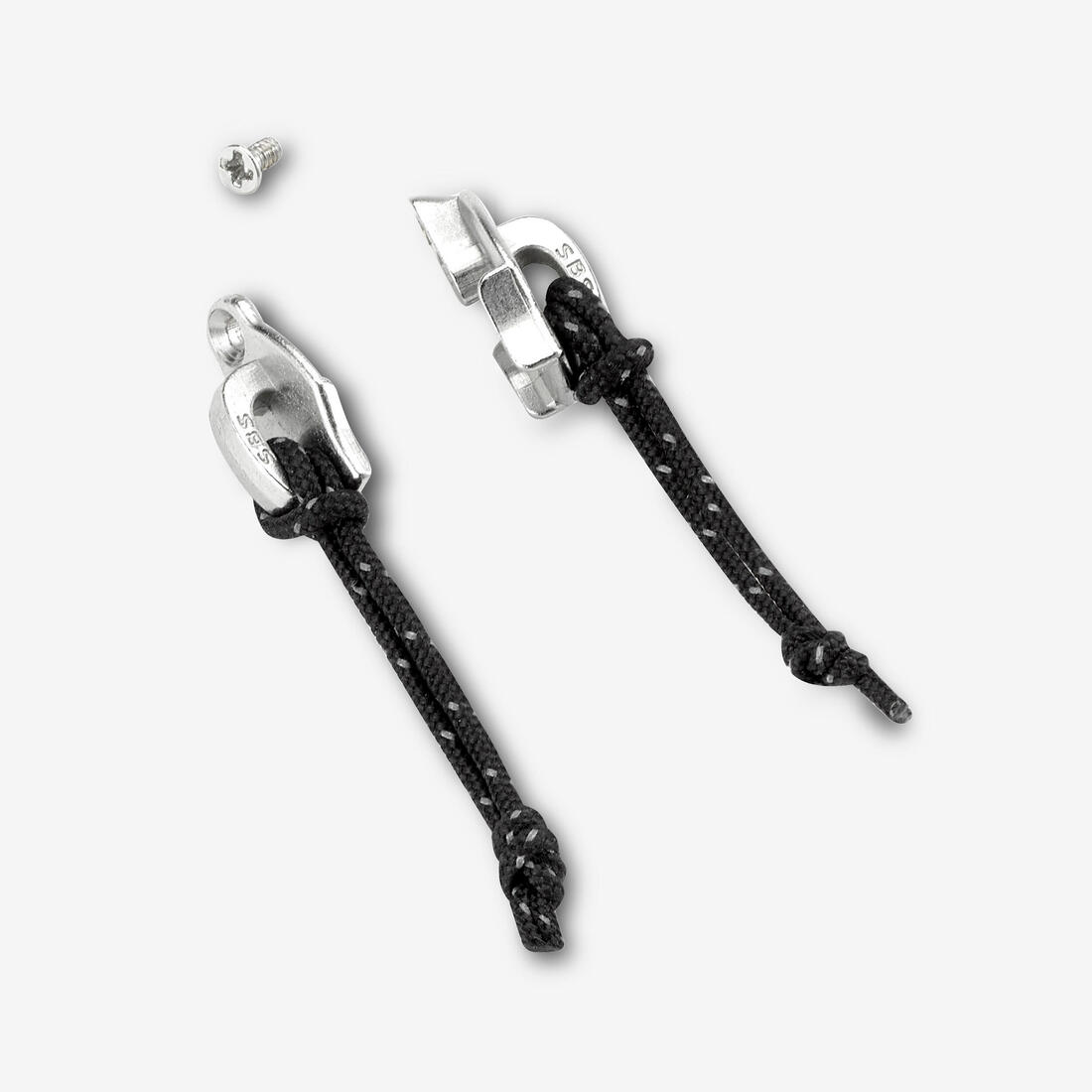 Curseur double réparable libre pour fermeture éclair spiralée 6mm