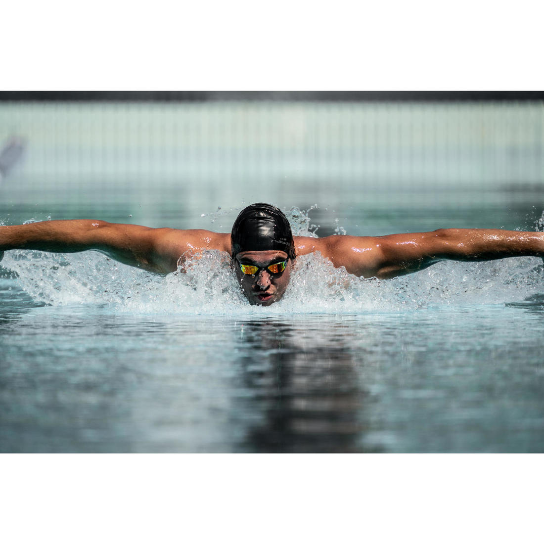 Lunettes de natation Taille Unique - Bfast noir miroir orange fire